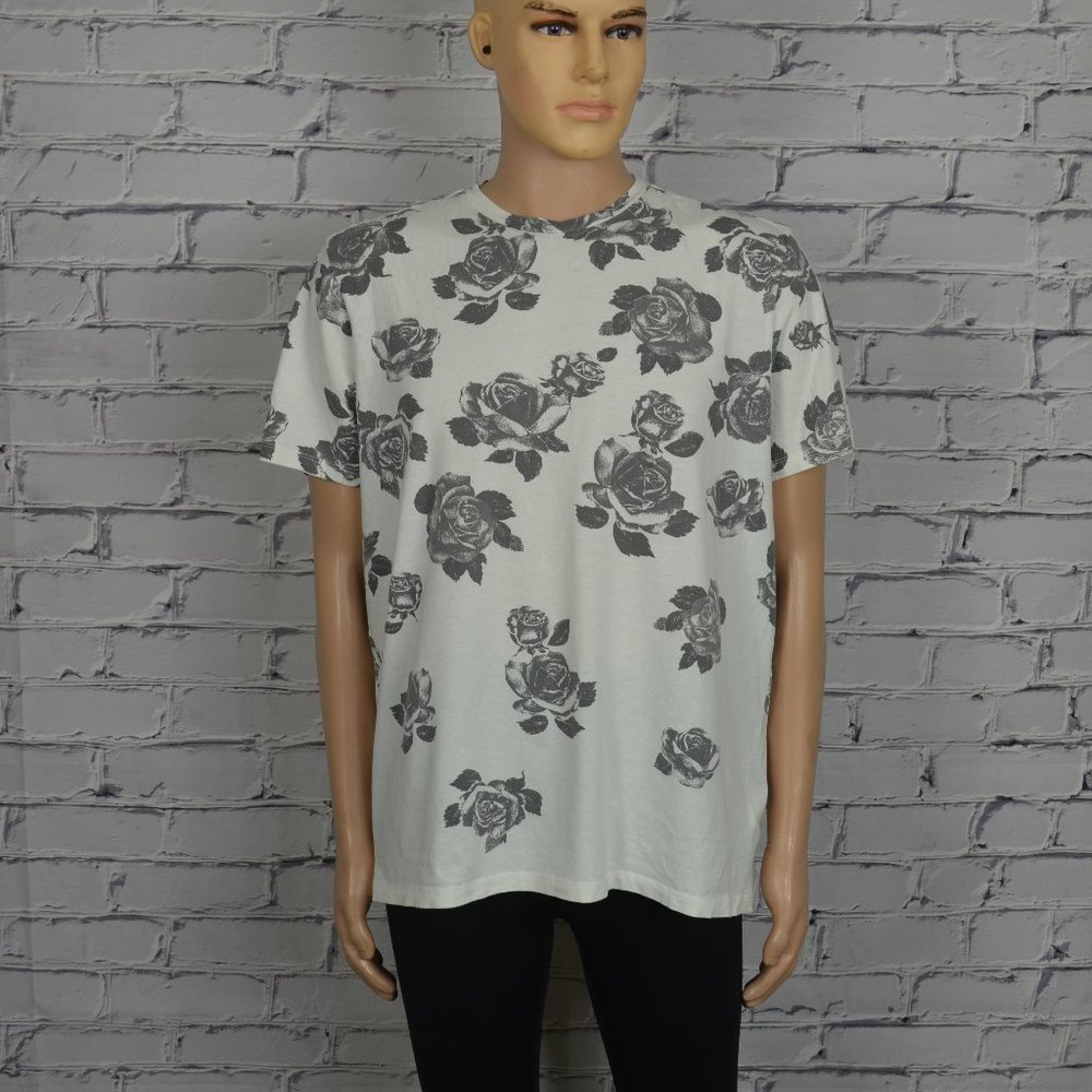 Mens All Saints Thorn SS Crew graphic tee t-shirt